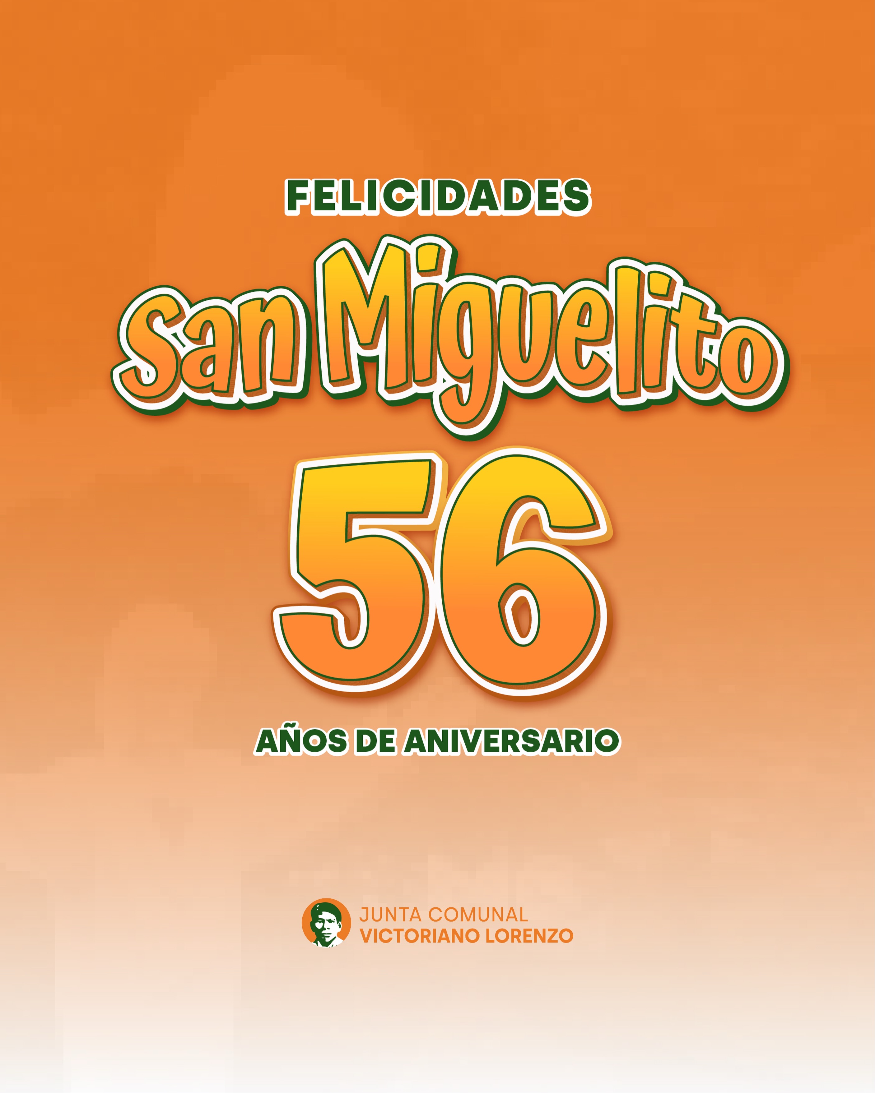 Hoy celebramos 56 años de historia, crecimiento y del esfuerzo de miles de hombres y mujeres que, con trabajo y dedicación, han contribuido a construir el distrito que hoy compartimos.
Desde el corregimiento Victoriano Lorenzo nos unimos a esta gran celebración, renovando nuestro compromiso de seguir impulsando iniciativas que mejoren la calidad de vida de nuestras comunidades.
Que estos 56 años sean el impulso para continuar construyendo un San Miguelito más unido, fuerte y lleno de oportunidades para todo
