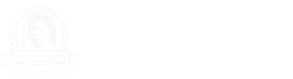logo en version color blanco junta comunal victoriano lorenzo